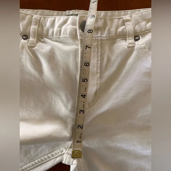 Free People White Skinny Distressed Jeans Size W27 - Picture 9 of 10